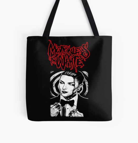 New Stock Motionless In White All Over Print Tote Bag RB0809 product Offical motionless in white Merch